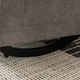 Accent Rocking Chair with Footrest High Back Rubber Wood Rocking Legs Bedroom Living Space - V.I.P Digital Presence