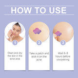 Color Cover Acne Patch, Facial Skin Acne Mild Cover Acne Care Patch