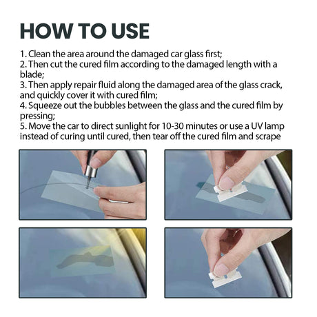 Auto Glass Nano Repair Fluid, Auto Windshield Cracks Quick Repair Adhesive Repair - V.I.P Digital Presence