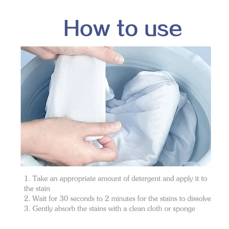 Activatod Enzyme Laundry Stain Remover, Gentle Cleaning Liquid For Clothes, Blankets, Oil, Coffee And Stains - V.I.P Digital Presence