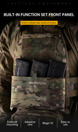 WoSporT can accommodate three 5.56 (or two 7.62) inner pockets with built-in function cover camouflage front panel - V.I.P Digital Presence