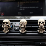 Ghost Head Aromatherapy Hanger Set Resin Car Air Outlet Aromatherapy Decoration Car - V.I.P Digital Presence