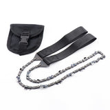 Outdoor hand zipper saw pocket chain saw garden tools 11/16/33 teeth 24 inch portable camping survival wire saw - V.I.P Digital Presence