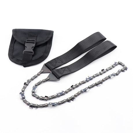Outdoor hand zipper saw pocket chain saw garden tools 11/16/33 teeth 24 inch portable camping survival wire saw - V.I.P Digital Presence
