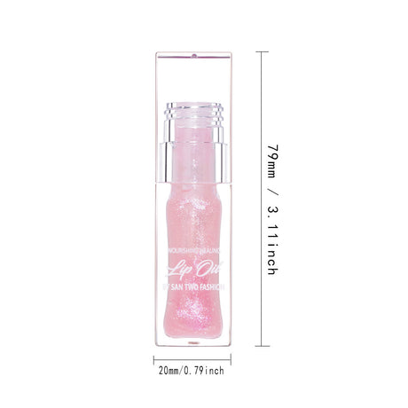 Hydrating Color Changing Lip Gloss Sparkling Shimmer Lip Oil Plumping Liquid Lipstick - V.I.P Digital Presence