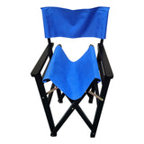 Folding Chair Wooden Director Chair Canvas Folding Chair Folding Chair 2pcs/set populus + Canvas (Color : Blue) - V.I.P Digital Presence