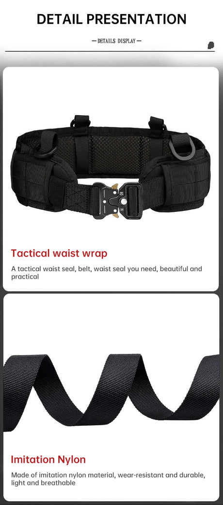 Functional Fitness Weight Lifting Athletes Outdoor Training Tactical Belt - V.I.P Digital Presence