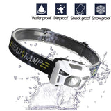 CREE 5W LED Body Motion Sensor Headlamp Mini Headlight Rechargeable Outdoor Camping Flashlight Head Torch Lamp With USB Charging - V.I.P Digital Presence