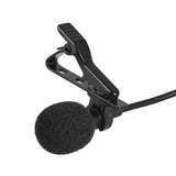 Andoer EY-510A Mini Portable Clip-on Lapel Lavalier Condenser Mic Wired Microphone for iPhone iPad Android Smartphone DSLRCamera - V.I.P Digital Presence