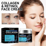 Collagen Day & Night Cream, Firming Anti-Wrinkle Lightening Fine Lines Around The Eyes And Anti-Aging Creme