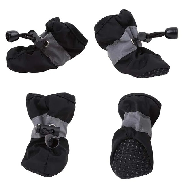 New 4pcs Pet Dog Shoes Anti-slip Rain Snow Boot Thick Warm For  Small Cats Dogs Puppy Dog Socks Booties - V.I.P Digital Presence