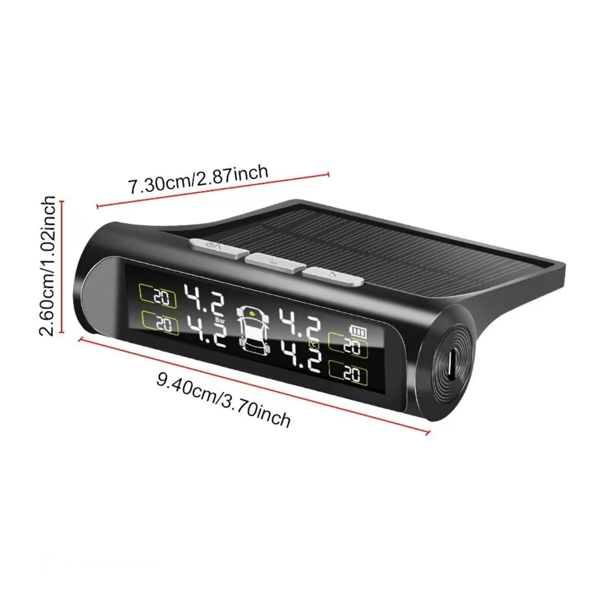 Monitor TPMS SolarTire