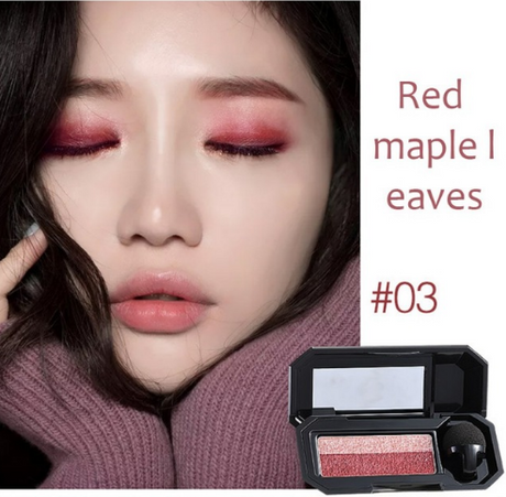 UBUB Brand Double Color Convenient Eyeshadow Makeup Palette Waterproof Pigment Shimmer Eye Color Cosmetics - V.I.P Digital Presence