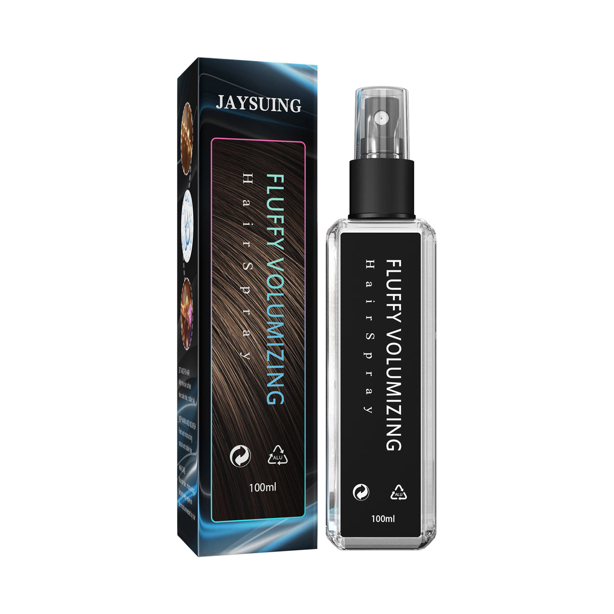 Hair Styling Spray Moisturizing Styling Fragrance Lasting Curly Hair Styling Dry Gel Hairspray Hair Fluffy Gel Water 100ml - V.I.P Digital Presence
