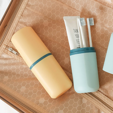 Travel Wash Cup Toothbrush Toothbrush Toothpaste Storage Box - V.I.P Digital Presence