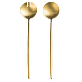 304 stainless steel salad spoon fork ins style Portuguese split spoon fork hotel shared spoon - V.I.P Digital Presence