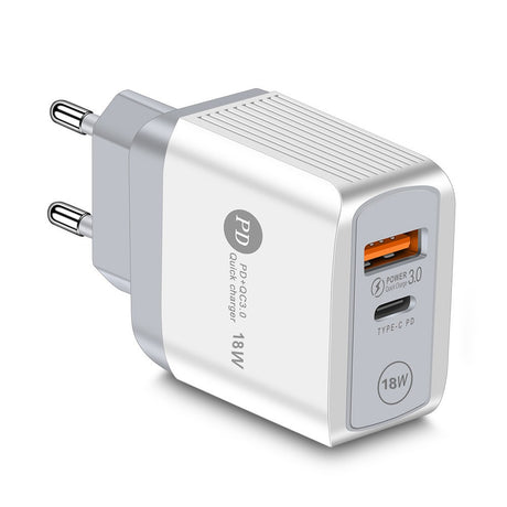 18W PD+QC3.0 fast charging charger with Type-c QC3.0 fast charging head - V.I.P Digital Presence