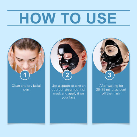 Bamboo Charcoal Cleansing Mask Gently Cleanses Skin, Horny Blackheads, Moisturizes, Tender And Brightening Mud Mask - V.I.P Digital Presence