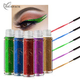 NICEFACE Metallic Colors Shiny Diamond Liquid Eyeliner High Shine Pearlescent Liquid Eyeliner - V.I.P Digital Presence