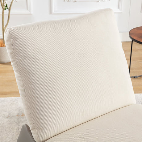 Modern rocking chair recliner, comfortable cushioned recliner with footstool, gray - V.I.P Digital Presence