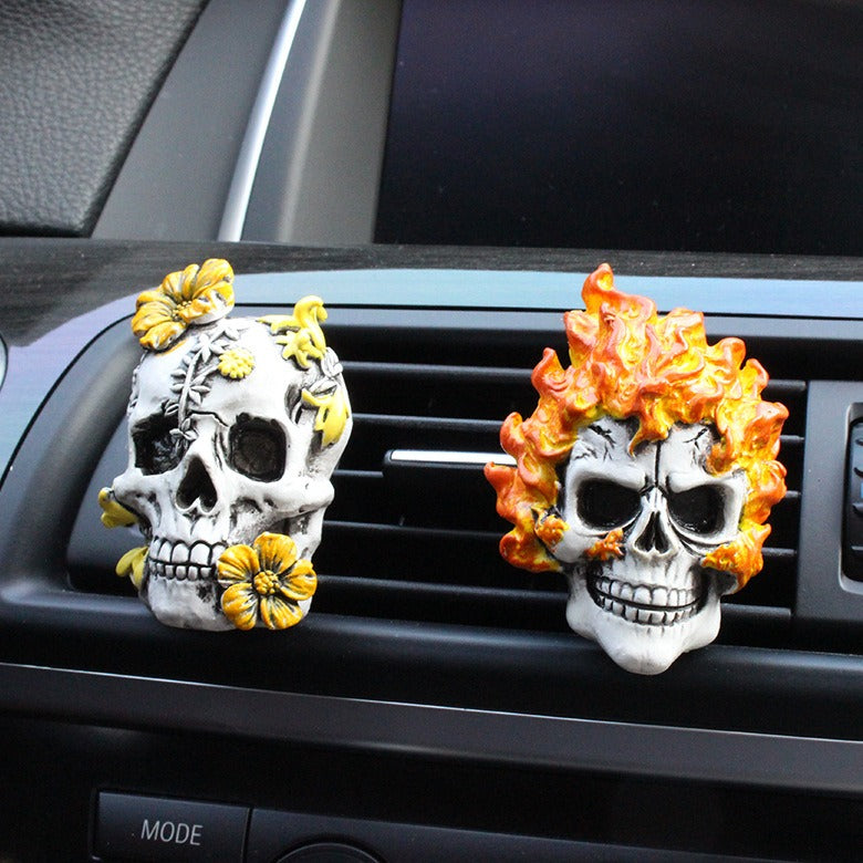 Undead Ghost Head Aromatherapy Clip Resin Car Air Outlet Aromatherapy Pendant - V.I.P Digital Presence