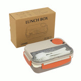 Student Japanese sealed four-compartment plastic lunch box bento box microwaveable lunch box - V.I.P Digital Presence