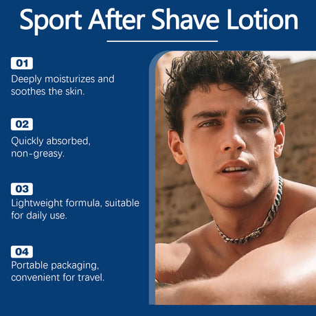 After Shave Toner Moisturizes And Firmers Skin Sports After Shave Nourishing And Firming Care Lotion - V.I.P Digital Presence