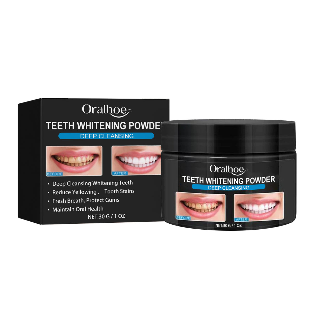 Teeth Whitening Powder, Teeth whitening beauty teeth cleaning tartar teeth yellow smoke teeth care for the mouth - V.I.P Digital Presence
