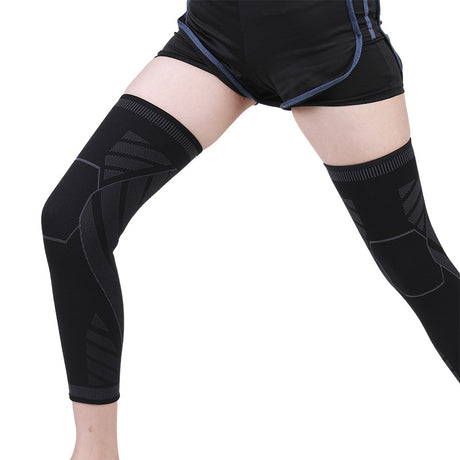 Full Length Knee Brace Support Calf sleeve Compression Leg Sleeves for Basketball - V.I.P Digital Presence