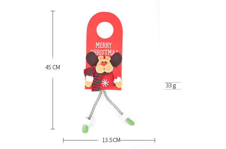 New Christmas Decorations Window Display Pendant Cartoon Old Man Snowman Doll Christmas Fabric Door Hanging - V.I.P Digital Presence