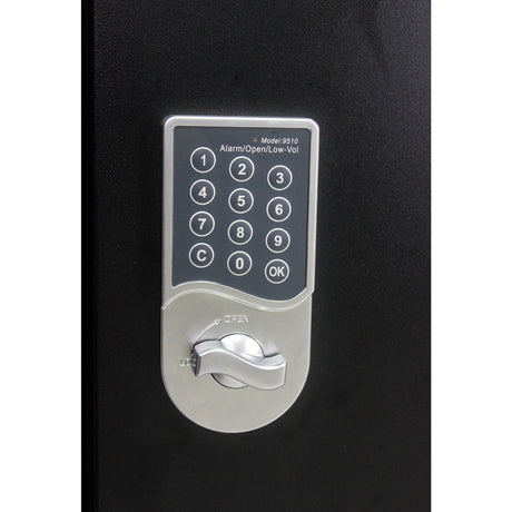 Mobile Charging Cart and Cabinet for Tablets Laptops 30-Device With Combination Lock--Black - V.I.P Digital Presence