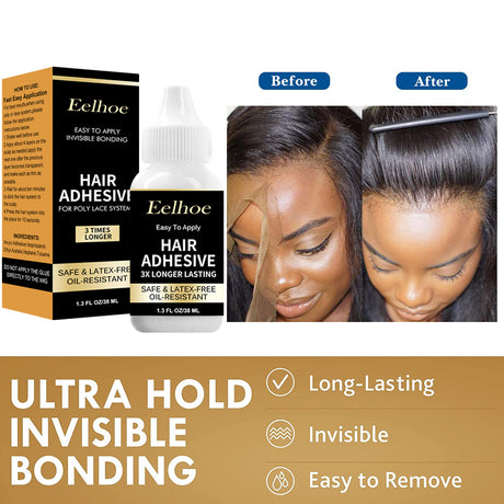 Wig Glue Skin Invisible Liquid Glue Weave Hair Repair Wig Removal Glue Quick Hair Removal Block Glue - V.I.P Digital Presence
