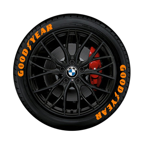【 Font Set 】 Car Tire Stickers Tire Letter Stickers English Letter 3D Stereoscopic Stickers - V.I.P Digital Presence