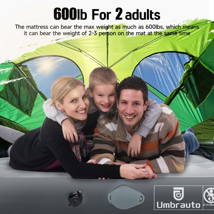 Umbrauto Built-in Pump Truck Bed Air Mattress for 5.5-5.8ft Auto Inflate Short Truck Bed Air Mattress 2.0 - V.I.P Digital Presence