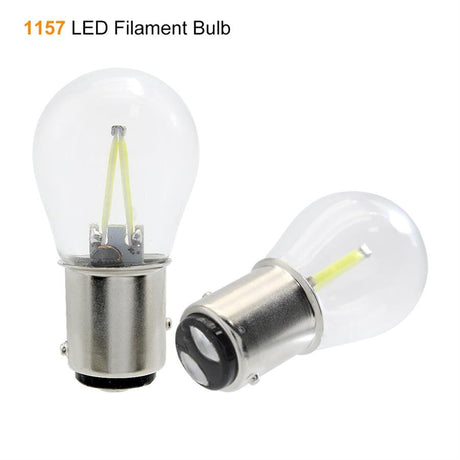 1pcs 1156 P21W BA15S 1157 BAY15D COB LED Filament Chip Car Brake Lights Auto Reverse Bulb Parking Lamp 12V Red White Yellow - V.I.P Digital Presence