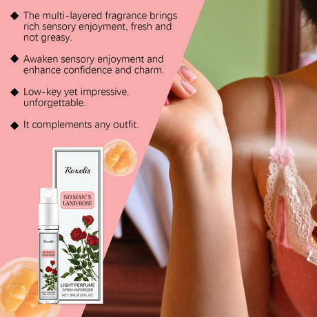 No Man's Land Rose Perfume Spray Fresh Fragrance Fragrance Charm Lasting Fragrance Light Elegant Perfume Spray - V.I.P Digital Presence