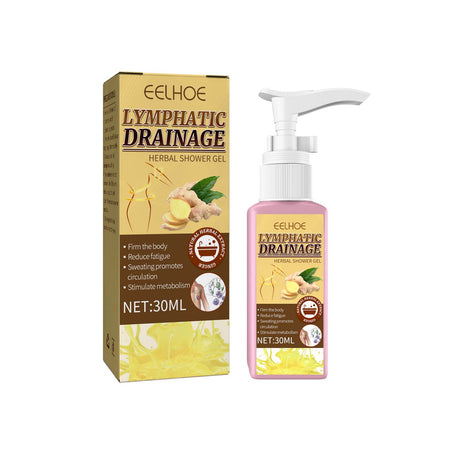 Lymphatic Drainage Herbal Shower Gel, Deep Cleaning, Waist Shaping, Body Shaping, Skin Tightening, Tummy Tightening And Ginger Essence Moisturizing - V.I.P Digital Presence