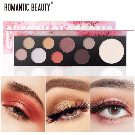 Romantic Beauty 9-Color Eye Shadow Irregular Circular Bubble Eye Shadow Plate - V.I.P Digital Presence