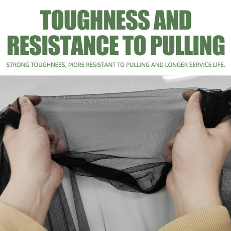 YEGBONG Garage Insect Net Velcro Seamless Retractable Portable Mosquito Net Garage Door Screen Easy Installation - V.I.P Digital Presence