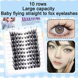 Sunflower Comics Pure Desire Eyelash Simulation Natural Thickening Large Segmented Trilogy False Eyelash Laziness - V.I.P Digital Presence