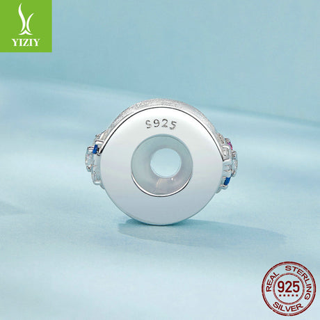 Yinziyun Original Starry Silicone Positioning DIY Bracelet with Separated Beads, niche s925 Silver Brushing Effect Bracelet Beads - V.I.P Digital Presence