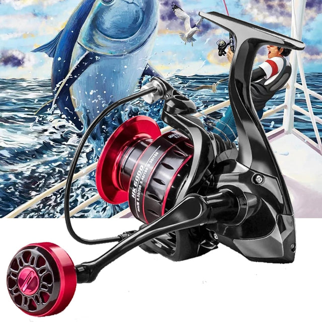 New Fishing Reels 1000-7000 Metal Spool 8kg Drag Power 5.2:1 Gear Ratio Spinning Reel Carp Fishing Reels For Saltwater Sea - V.I.P Digital Presence