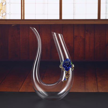 Household enamel crystal glass red wine glass goblet decanter - V.I.P Digital Presence