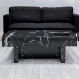 A modern and practical coffee table made of MDF material with black patterns - V.I.P Digital Presence