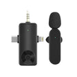 3 In 1 Wireless Lavalier Microphone Plug And Play Intelligent Noise Reduction Mini Mic For iPhone Android Live Broadcast - V.I.P Digital Presence