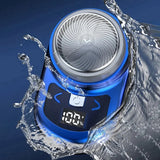 Portable Electric Shaver Pocket Shaving For Men Mini Beard Shaver LCD Power Display Rechargeable Travel Home Shaver Easy Install - V.I.P Digital Presence