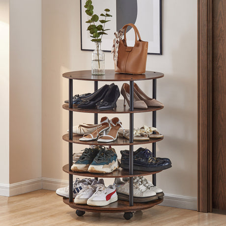 4-Tier Revolving Shoe Rack Storage Organizer - V.I.P Digital Presence