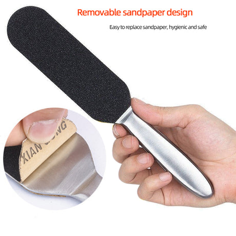 Stainless Steel Double Side Foot File Replace Sanding Cloth Pedicure Foot-Care-Tool Dead Skin Remover Foot Rasp Refill - V.I.P Digital Presence