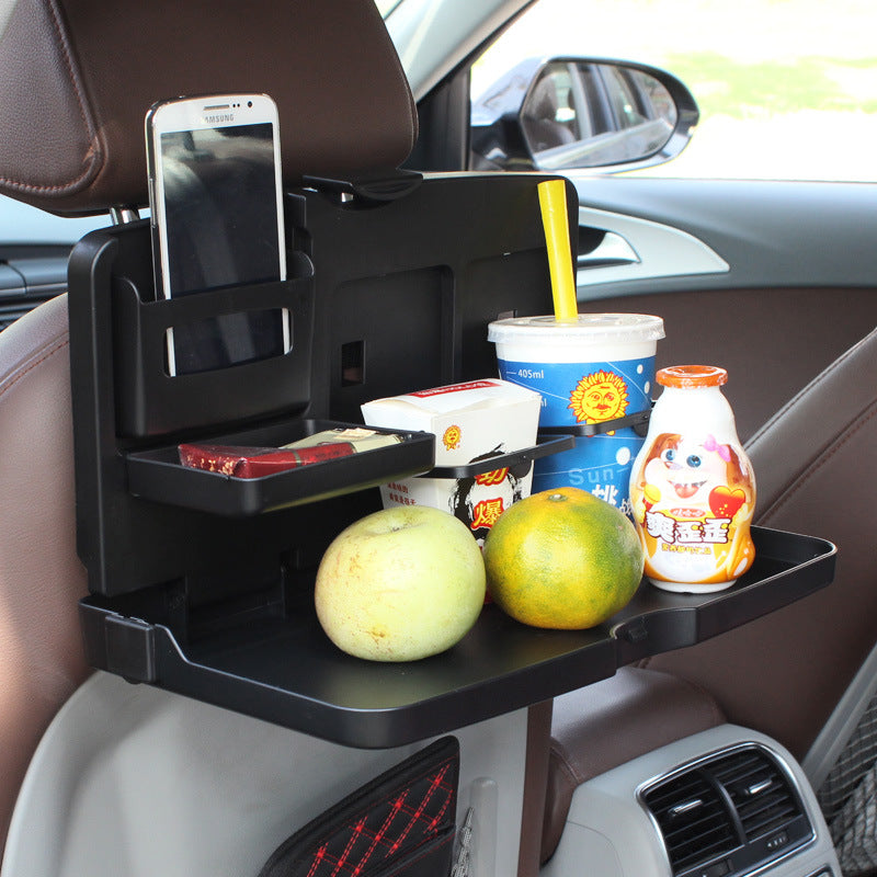 Car Dining Tray Chair Back Storage Table Small Dining Table Car Chair Back Drink Rack Mobile Phone Rack Car Supplies - V.I.P Digital Presence