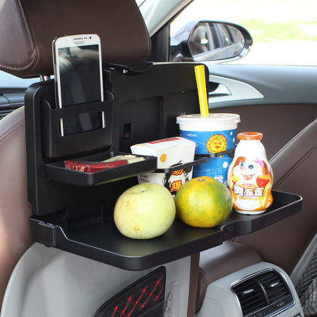 Car Dining Tray Chair Back Storage Table Small Dining Table Car Chair Back Drink Rack Mobile Phone Rack Car Supplies - V.I.P Digital Presence